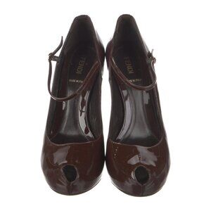 FENDI  Classic Patent Leather Pumps